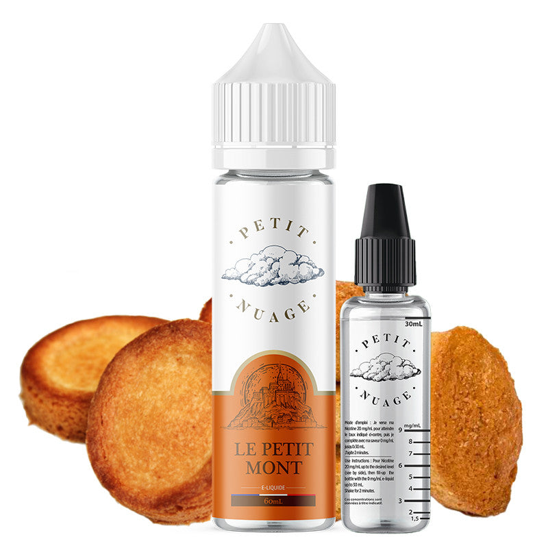 E-liquide Petit Nuage - Le Petit Mont 60ml (Sablé Breton au beurre)