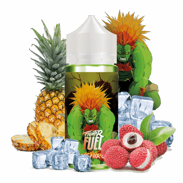 E-liquide Fighter Fuel by Maison Fuel - Ushiro 100ml (Ananas, Litchi, Frais, Ice)