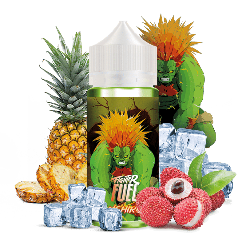 E-liquide Fighter Fuel by Maison Fuel - Ushiro 100ml (Ananas, Litchi, Frais, Ice)