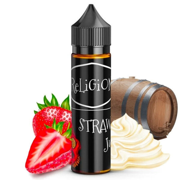 E-liquide Religion - Straw Kill 50ml (Fraise, Crème fraîche, Vieilli en fût de chêne)