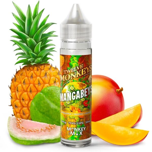 E-liquide Twelve Monkeys - Mangabeys 50ml (Mangue, Ananas, Goyave)