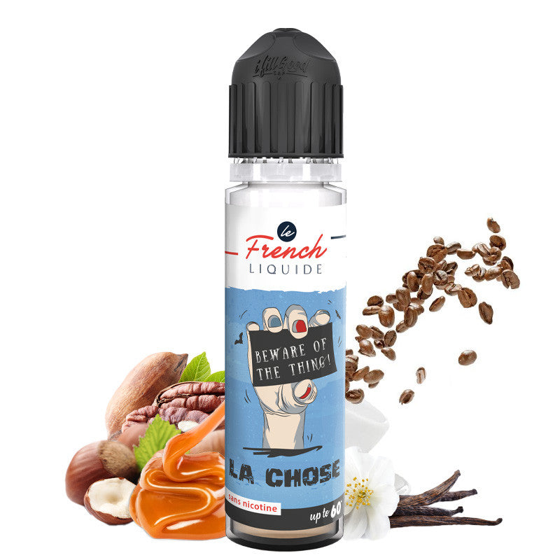 E-liquide Le French Liquide - La chose 50ml (Caramel, Noisette, Café, Noix de pécan, Vanille )