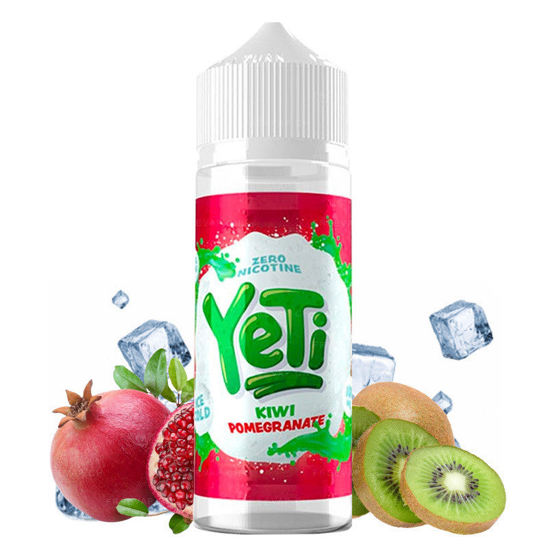 E-liquide Ice Cold by Yéti - Kiwi Pomegranate 100ml (Kiwi, Grenade, Frais, Ice)