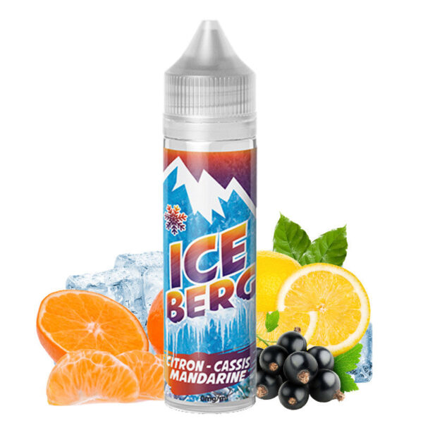E-liquide O'JLab Iceberg - Citron Cassis Mandarine 50ml (Citron, Cassis, Mandarine, Frais, Ice)