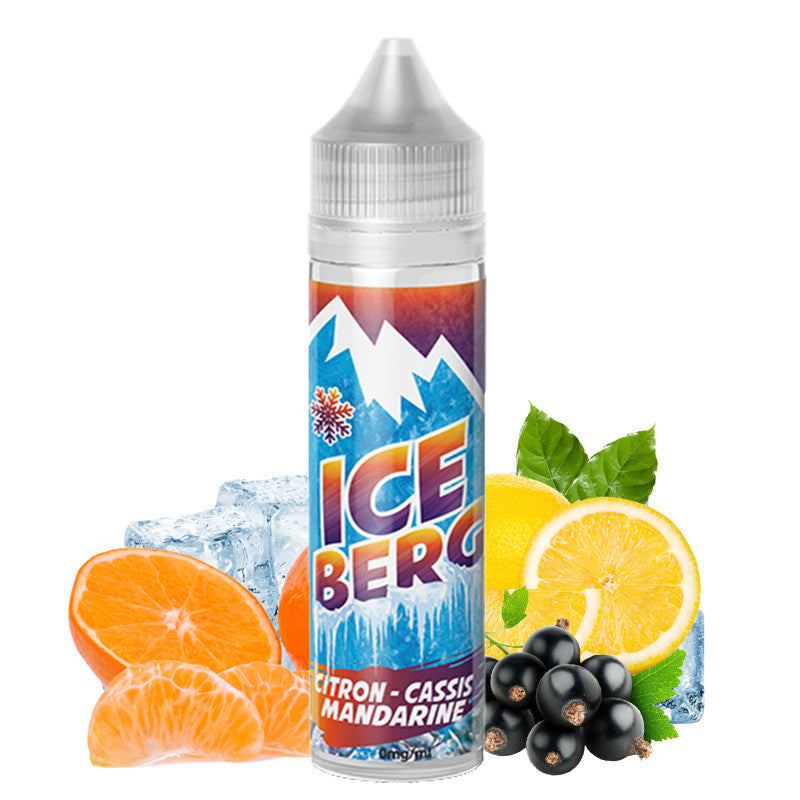 E-liquide O'JLab Iceberg - Citron Cassis Mandarine 50ml (Citron, Cassis, Mandarine, Frais, Ice)