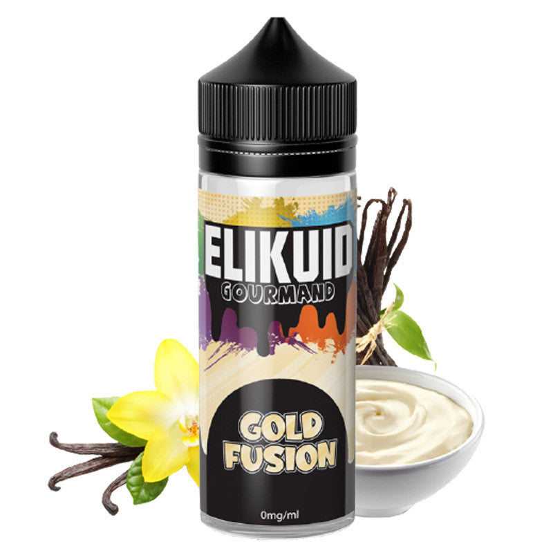 E-liquide O'JLab Elikuid - Gold Fusion 100ml (Vanille custard)