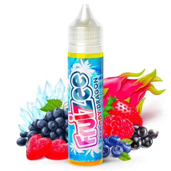E-liquide Fruizee - Bloody Dragon 50ml (Bonbon, Fruits rouges, Raisin, Cassis, Fruit du dragon, Xtra Fresh)