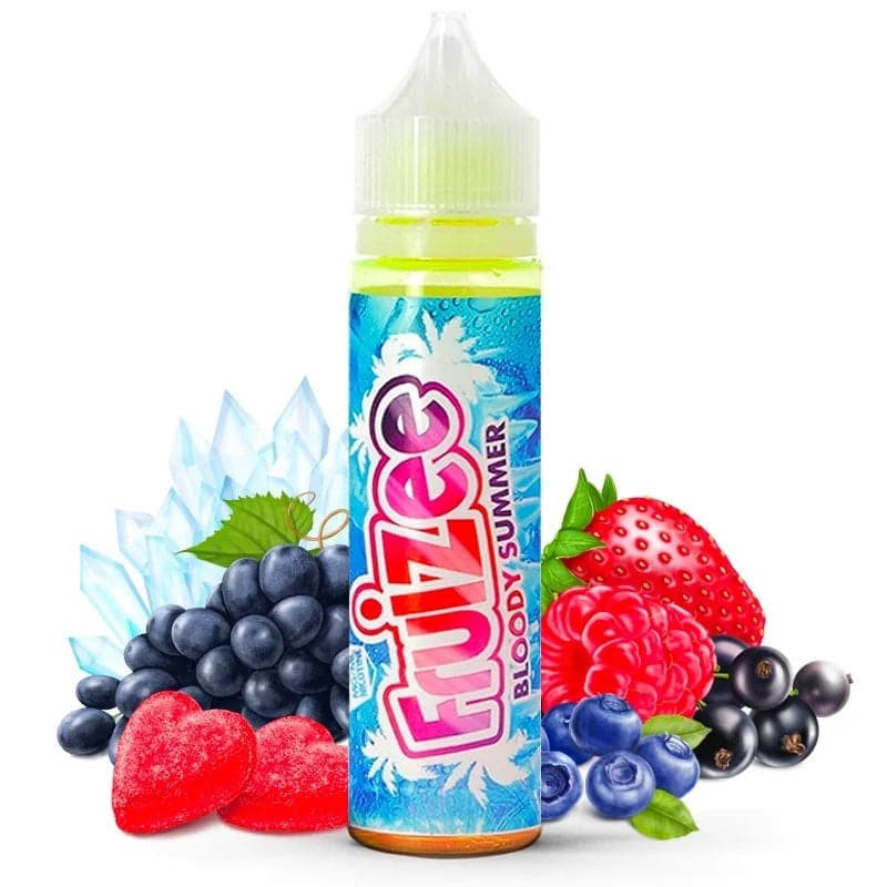 E-liquide Fruizee - Bloody Summer 50ml (Bonbons aux fruits rouges, Raisin, Cassis, Xtra Fresh)