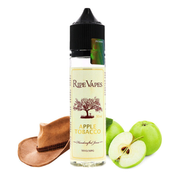 E-liquide Ripe Vapes - VCT Apple Tobacco 50ml (Tabac blond, Pomme)