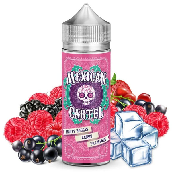 E-liquide Mexican Cartel - Fruits rouges, Cassis, Framboise 100ml (Fruits rouges, Cassis, Framboise, Frais, Ice)
