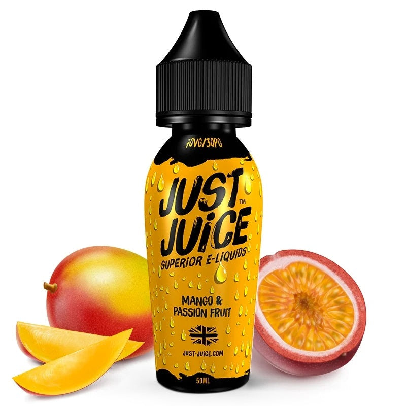 E-liquide Just Juice - Mango Passion Fruit 50ml (Mangue, Fruit de la passion)