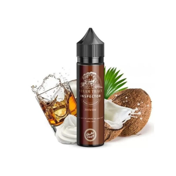 E-liquide Steam Train - Inspector longfill 60ml (Bourbon, Crème de coco)