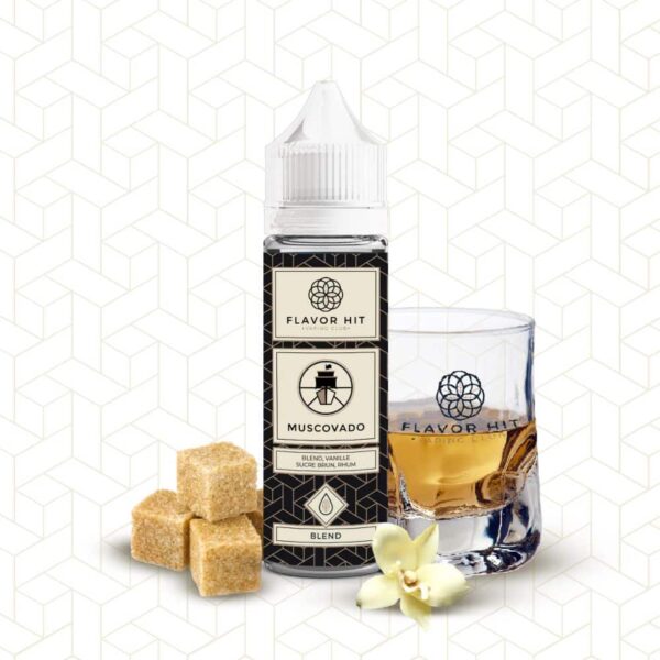 E-liquide Flavor Hit - Muscovado 50ml (Tabac blond, Rhum, Vanille, Sucre brun)