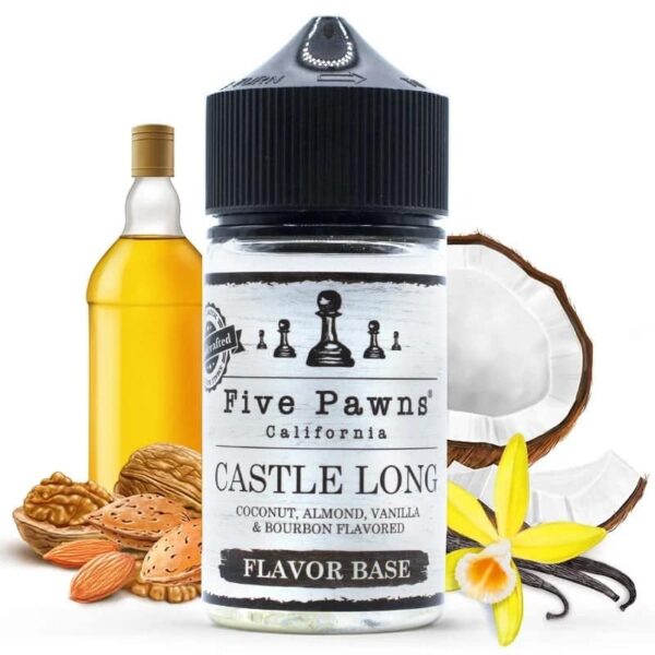 E-liquide Five Pawns - Castle Long 50ml (Coco, Amandes, Whisky, Vanille)