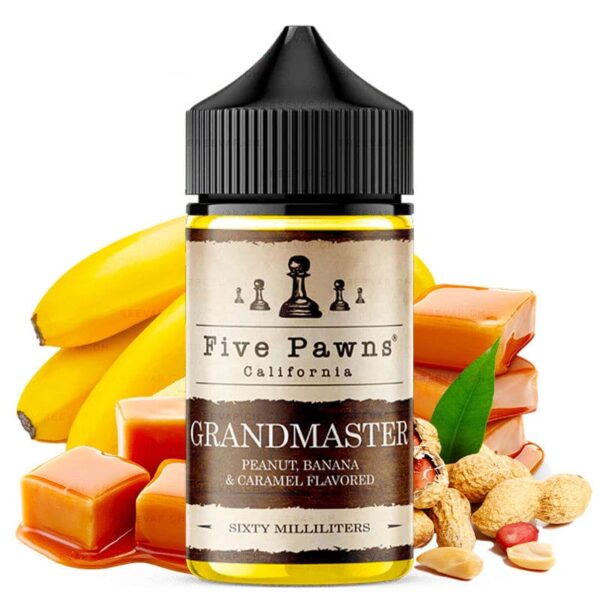 E-liquide Five Pawns - Grandmaster 50ml (Banane, Beurre de cacahuète, Caramel)