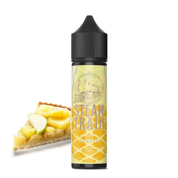 E-liquide Steam Train - Express longfill 60ml (Tarte ananas, Poire)