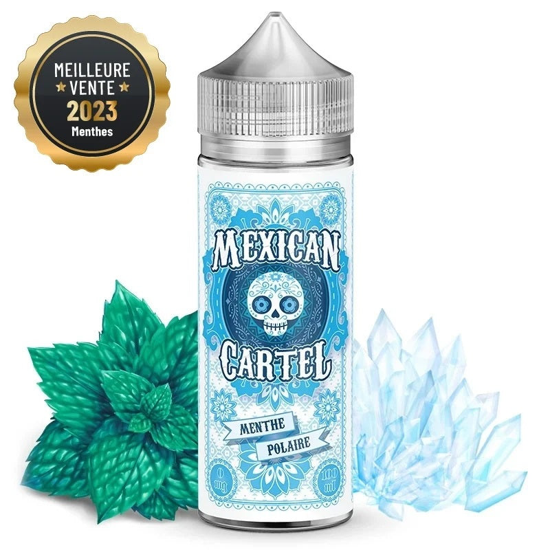 E-liquide Mexican Cartel - Menthe Polaire 100ml (Menthe polaire, Frais, Ice)
