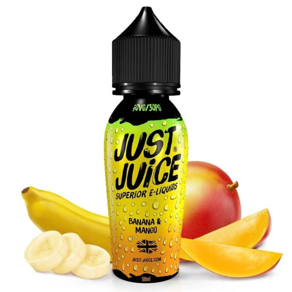 E-liquide Just Juice - Banana; Mango 50ml (Banane, Mangue)