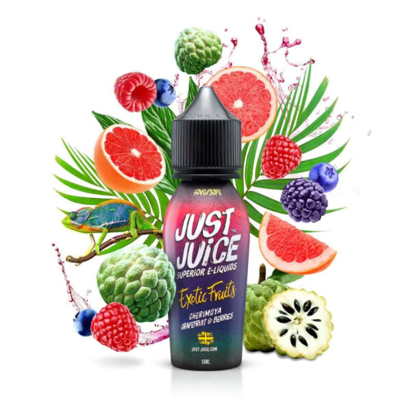 E-liquide Just Juice - Cherimoya Grapefruit; Berries 50ml (Chérimole, Pamplemousse, Baies)
