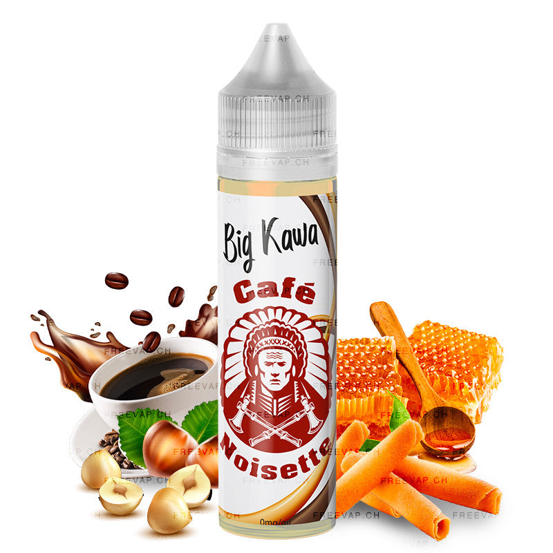 E-liquide O'JLab - Big Kawa Noisette 50ml (Café, Noisettes, Biscuit, Miel)