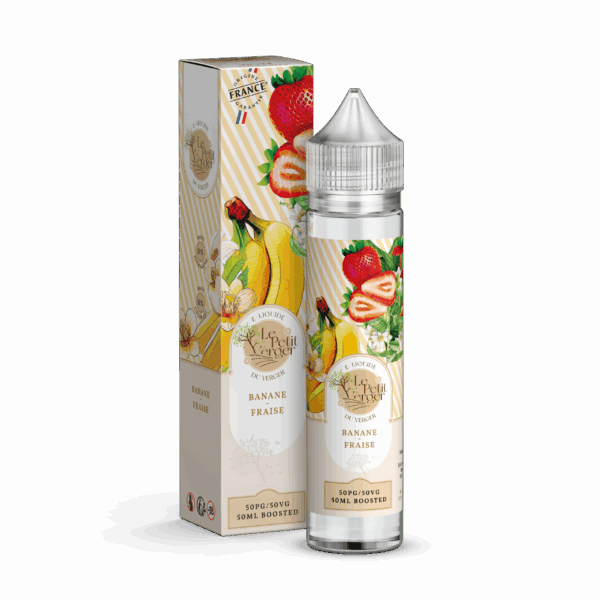 E-liquide Le Petit Verger - Banane Fraise longfill 50ml (Banane, Fraise)