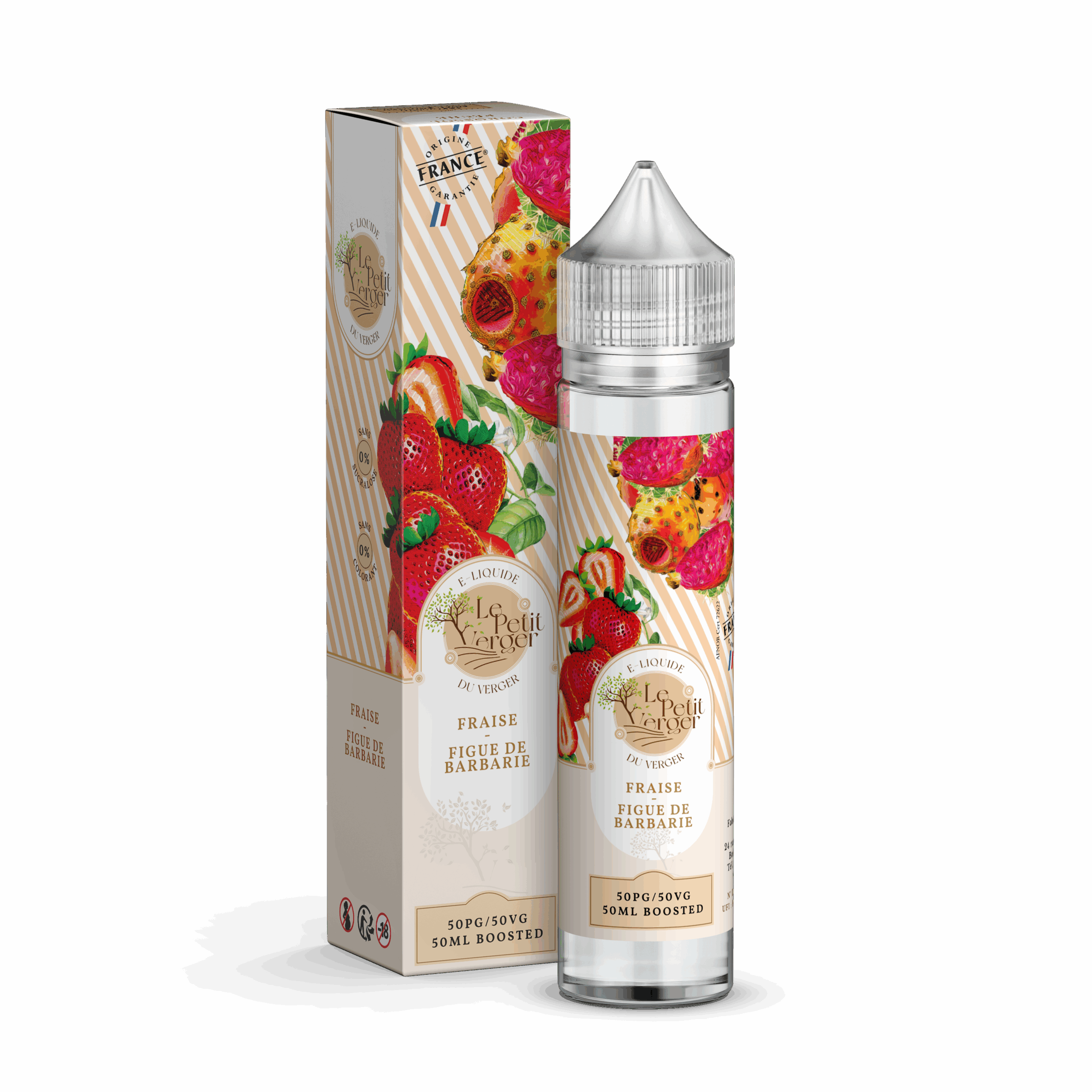 E-liquide Le Petit Verger - Fraise Figue de Barbarie longfill 50ml (Fraise, Figue de Barbarie)