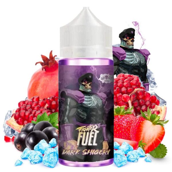 E-liquide Fighter Fuel by Maison Fuel - Dark Shigeri 100ml (Fruits rouges, Grenade, Cassis, Frais, Ice)