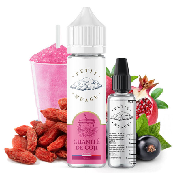 E-liquide Petit Nuage - Granité de Goji 60ml (Granité, Baies de goji, Cassis, Grenade, Frais, Ice)
