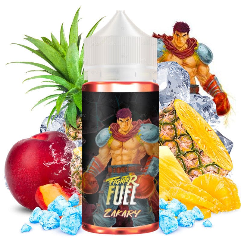E-liquide Fighter Fuel by Maison Fuel - Zakary 100ml (Ananas, Nectarine, Frais, Ice)