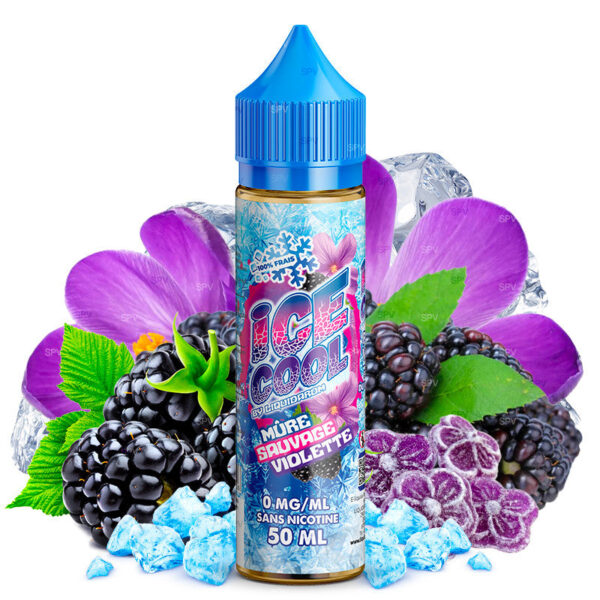 E-liquide Liquidarom - Ice Cool Mûres Sauvages Violette 50ml (Mûre, Violette, Frais, Ice)