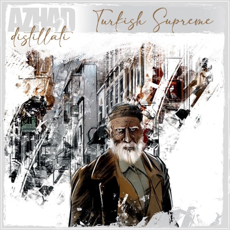 E-liquide Azhad's Elixirs - Distillati Turkish Supreme longfill 60ml (Tabac Turc corsé)