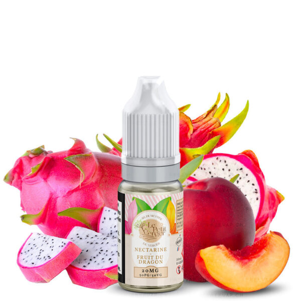 E-liquide Le Petit Verger - Nectarine Fruit du Dragon 10ml - Sels de nicotine (Nectarine, Fruit du Dragon)