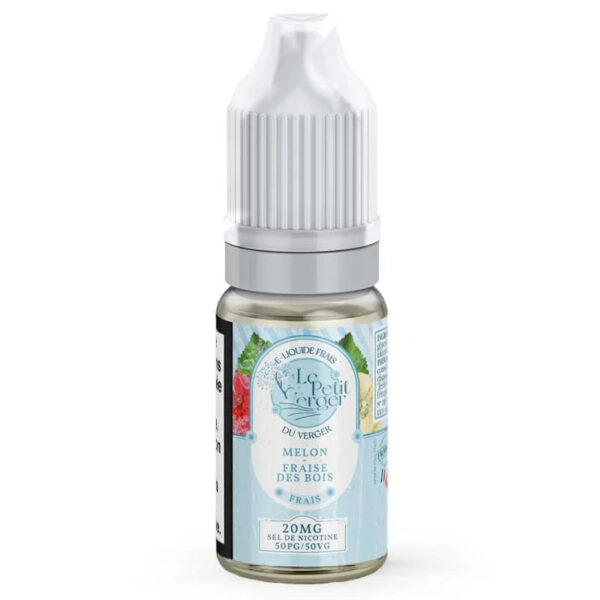 E-liquide Le Petit Verger - Melon Fraise des Bois 10ml - Sels de nicotine (Melon, Fraise des Bois, Frais, Ice)