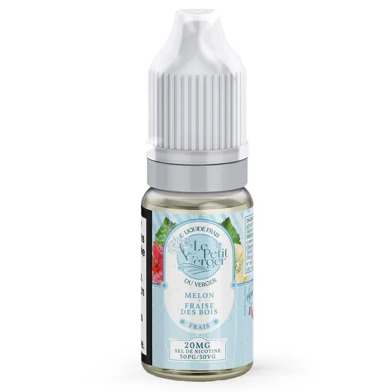 E-liquide Le Petit Verger - Melon Fraise des Bois 10ml - Sels de nicotine (Melon, Fraise des Bois, Frais, Ice)