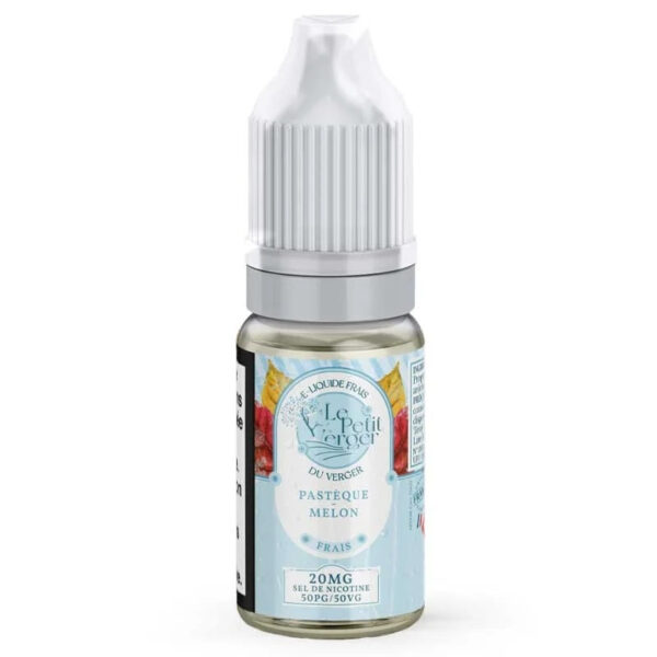 E-liquide Le Petit Verger - Pastèque Melon 10ml - Sels de nicotine (Pastèque, Melon, Frais, Ice)