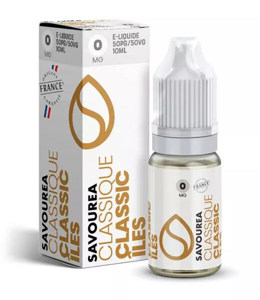 E-liquide Savourea Classic Iles 10ml (Tabac blond suave, légèrement vanillé)