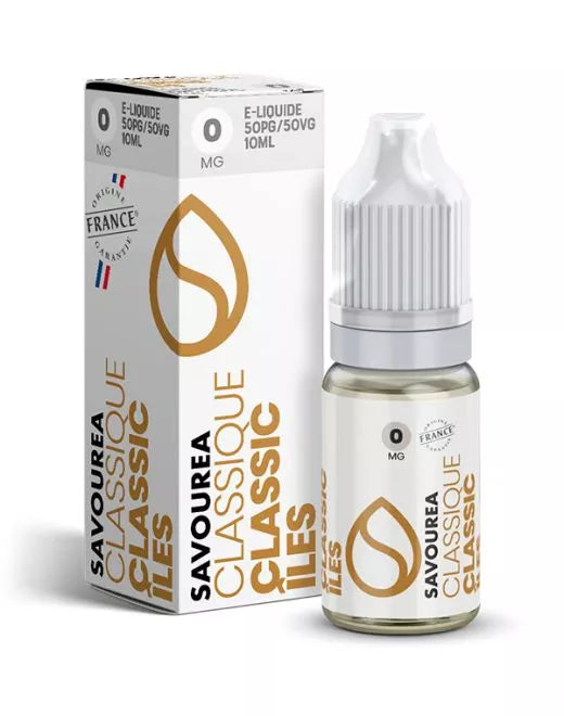E-liquide Savourea Classic Iles 10ml (Tabac blond suave, légèrement vanillé)