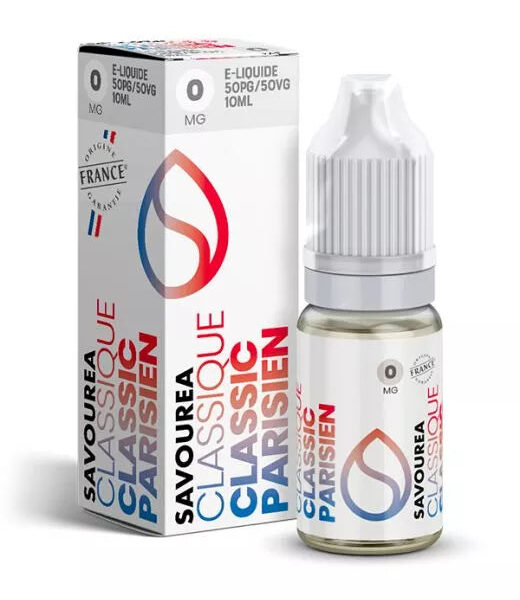 E-liquide Savourea Classic Parisien 10ml (Tabac blond, neutre et doux)