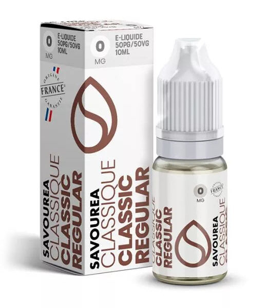 E-liquide Savourea Classic Regular 10ml (Tabac blond sec et neutre)