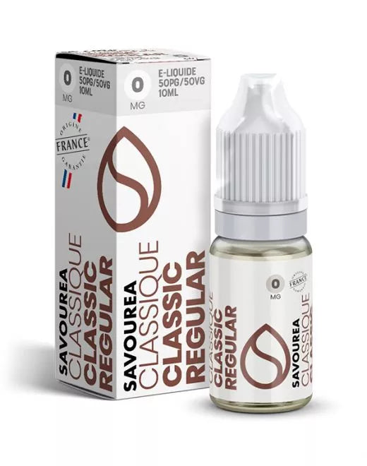 E-liquide Savourea Classic Regular 10ml (Tabac blond sec et neutre)