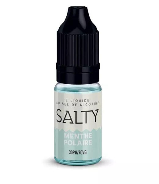 E-liquide Menthe Polaire SALTY 10ml (Menthe, Frais, Ice)