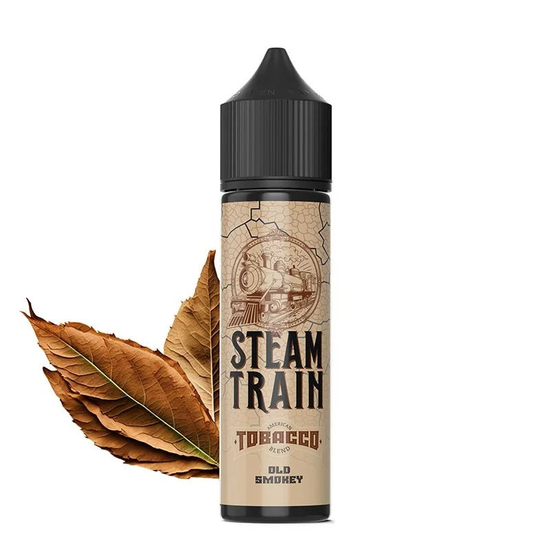 E-liquide Steam Train - Old Smokey longfill 60ml (Tabac American Blend)