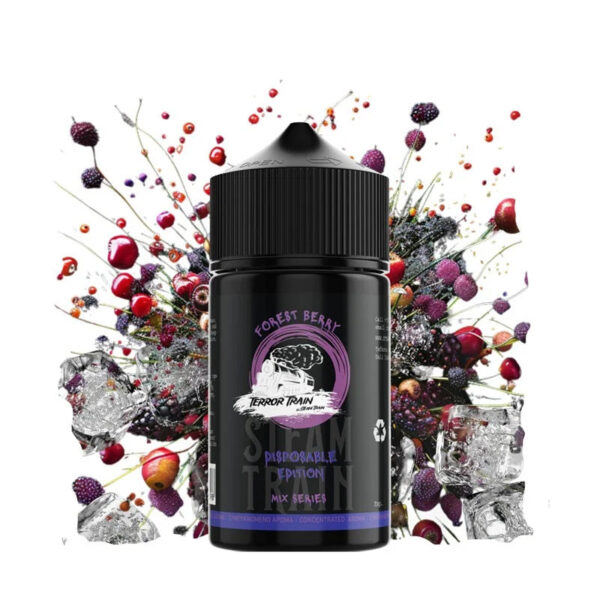 E-liquide Steam Train - Terror Train - Forest Berry longfill 75ml (Mûre, Myrtille, Fraise, Frais, Ice)