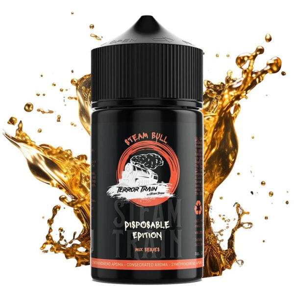 E-liquide Steam Train - Terror Train - Steam Bull longfill 50ml (Energy drink, inspiré de la célèbre marque mondial, Frais, Ice)