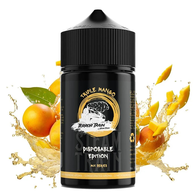 E-liquide Steam Train - Terror Train - Triple Mango longfill 75ml (Mangue, Frais, Ice)