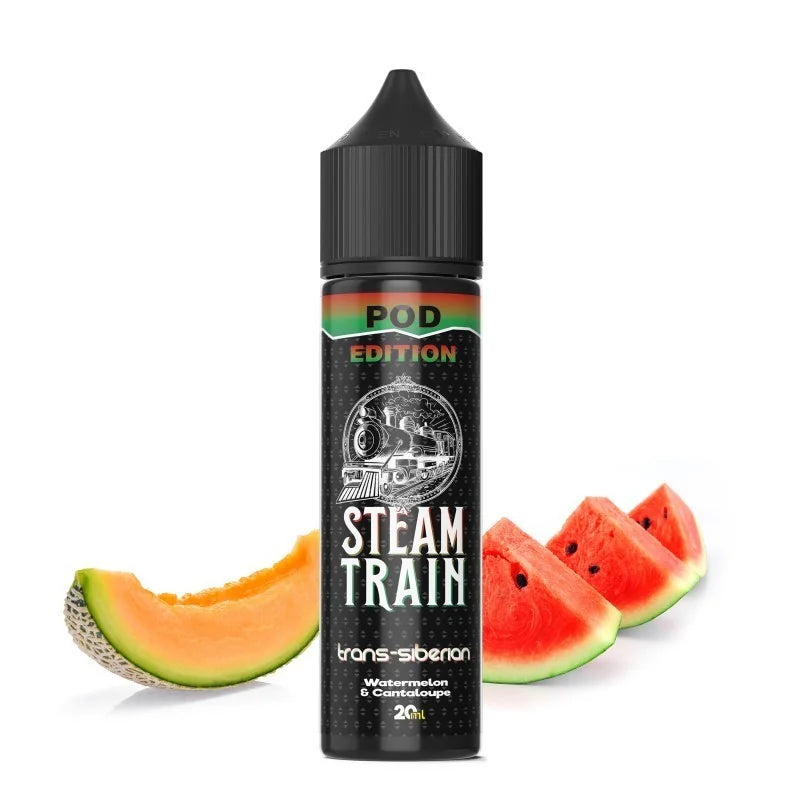 E-liquide Steam Train - POD Transsiberian 60ml (Pastèque, Melon)