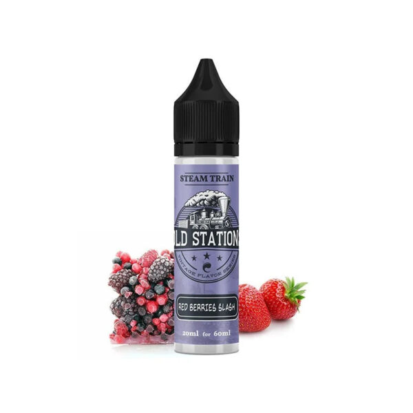 E-liquide Steam Train - Red Berries Slash longfill  60ml (Cerise, Fraise, Baies rouges)