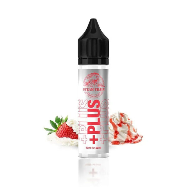 E-liquide Steam Train - Signalman +Plus 60ml (Crème fouettée, Coulis de fraise)