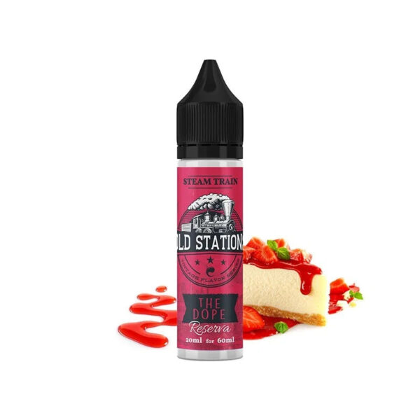 E-liquide Steam Train - Old Stations - The Dope Reserva longfill 60ml (Cheesecake, Coulis de fraise)