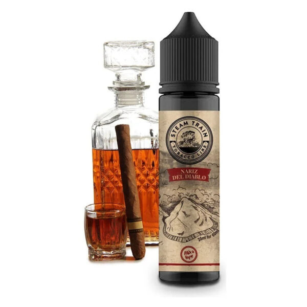 E-liquide Steam Train - Nariz Del Diablo longfill 60ml (Tabac, Bourbon)